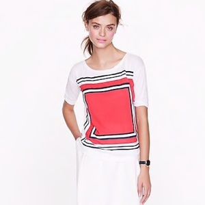 J. Crew Double-Square Tee